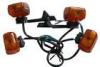 Amber Groupware Motorcycle Turning Light , NXR150 motorcycle turn signals