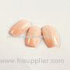 DIY Nude Color Painting Fake Nails Charming Glitter Acrylic Nails At Home