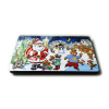 3D embossed Xmas tin box for chocolate