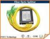 PLC Fiber Optic Splitter Dual Window Singlemode Passive Optical Splitter Loss