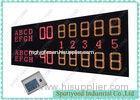 Outdoor Electronic Tennis Scoreboard With 2 Strips Display , Waterproof IP65