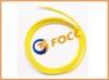 Outdoor 3.0mm LSZH Single Mode Fiber Optic Cable With Yellow Outer Sheath