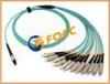 12 Core Configuration Fiber Optic Patch Cables , MTP to SC Fan Out Cable Ribbon Type
