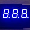 Ultra blue 0.8-inch 3 digit 7 segment led display common cathode for digital indicator