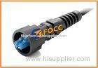 Heavy Duty Strain Relief LC Fiber Optic Connector Of Industrial Plug Housing
