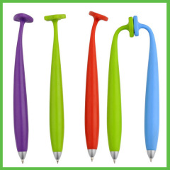 Flexible Fridge Pens Rubber Ballpoint Pens with magnet