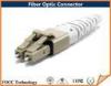 Network Singlemode Fiber Optic LC Connector For Dual Cable and Zip Cord Terminated