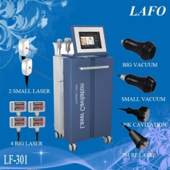 Best effective vacuum rf cavitation lipo laser machine