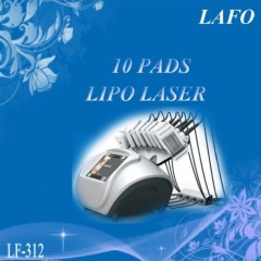 10 pads professional 650nm diode laser zerona lipo laser slimming machine