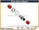 Silver ST Receptacle FC Fiber Optic Adapter Multimode Simplex Bulkhead Coupler Type