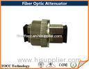 SC Variable Optical Fiber Optic Attenuator for CATV , Fixed Optical Attenuator