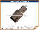 Variable Fixed 5dB Fiber Optic Attenuator Plug in Type , High Precision