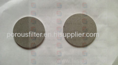 Microporous Sintered stainless steel Round Filter Plate