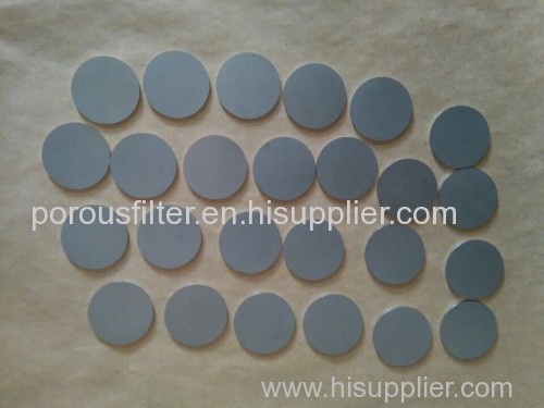 SS316 stainless steel or Titanium sintered metal filter in mesh disc 