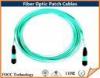 Industrial Fiber Optic Patch Cables OFNP Plenum Jacket MTP / MPO Male Connectors