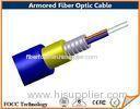OFNR Flame Ratings Duplex Armored Fiber Optic Cable , 50 / 125 um Multimode