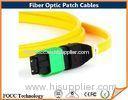 Return Loss 12 Core Jumper Fiber Optic Patch Cables Two Ends Terminated Connectors