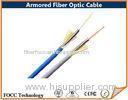 Round Tight - Buffered Armored Fiber Optic Cable For Optical Device / Equipment