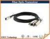 Bidirectional 40GbE Fiber Optic Transceiver AWG30 of QSFP+ Cable Assemblies