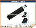 White Led Light Fiber Optic Tester , Fiber Inspection Microscope 400 Zoom Times