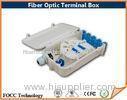 Wall Mounted 12 Core Fiber Optic Terminal Box For Optical Splitter Module