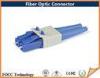 Standard LC Duplex Fiber Push-Pull Singlemode Optical Optic Connector Compact Type