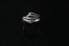 Small or Large 925 silver cz engagement rings jewelry Rhodium plated for women