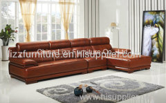 Chaise Sectional Leather Sofa