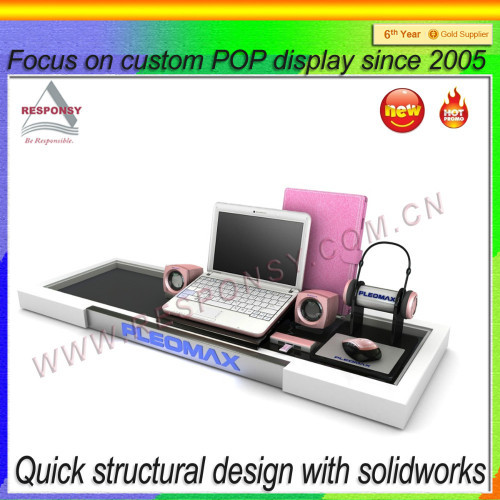 2015 new product laptop counter top acrylic display stand