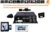 H.264 Video Compression 3G Mobile DVR , 4-CH Car HDD Mobile DVR