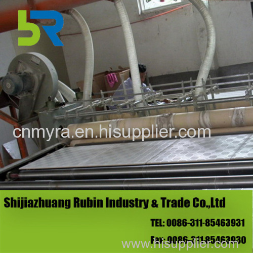 Gypsum ceiling board making machine with fully automatic