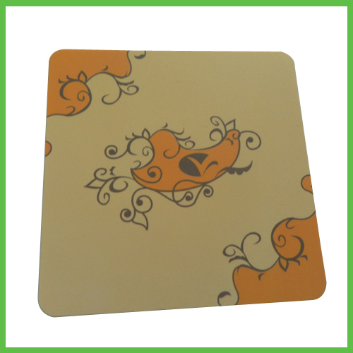 Square Plastic PP coasters and placemats