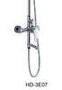 Chrome Plated Single Lever Bath Rain Shower Mixer Taps With 8&quot; Top Shower