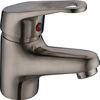 Brushed Nickel Antique Basin Mixer Faucet Taps with One Handle , Euro Style