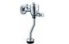 Chrome Brass Bathroom Sink Faucets / Self-Closing Urinal Flush Valve , 0.05 - 0.9MPA