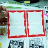 Custom breakable red blank eggshell sticker sheets