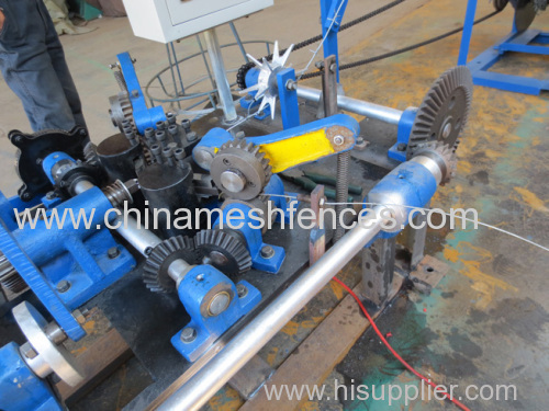 Single Line Wire Barbed Wire Making Machine