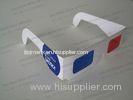 Paper Frame Anaglyph 3D Glasses Red And Blue For Home Theater