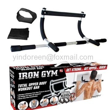Iron gym door gym chin up bar