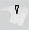 Eco friendly V Neck WTF Taekwondo Uniform for Kids , Ribbed Polycotton