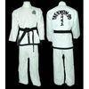 Adult White WTF ITF Taekwondo Uniform / Clothing with Black Belt