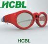 Kid / Children Active Cinema 3D Glasses Red With PC Frame 1.6mm LCD Lens