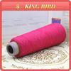 Red Blended Yarn With 65% viscose 35% nylon yarn Wool / Nylon NE 24/2