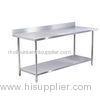 Industrial Catering Equipment Stainless Steel Kitchen Work Table / Workbench