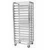 Silver Portable Durable Steamed Bread Shelf Stainless Steel Shelves With Wheels
