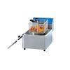 Restaurant Counter Top Single Kitchener Induction Fryer 8L Stainless Steel 304 / 201