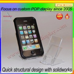 High Impact Clear Acrylic Mobile Phone Display Holder for Mobile Phone Store