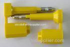 Yellow Padlock Container Security Seals For Trailer With 1500kgs Pull Load