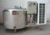 500L Vertical Milk Cooling Tank , Refrigerated Milk Cooling Equipment