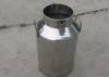 Durable Handle Transportable Aluminum Milk Can With Lockable Cover / Lid